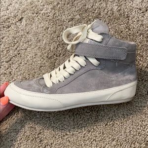Dolce Vita grey suede high tops! NEVER WORN!